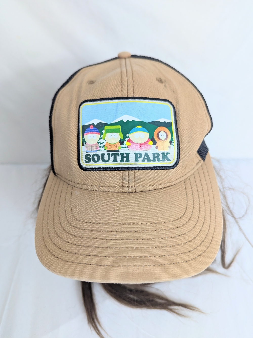 South Park Tan Trucker Hat - Licensed Character Cap Adjustable Strap